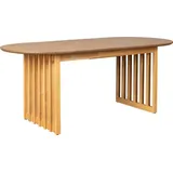 Dutchbone Esstisch BARLET ausziehbar 200 bis 240 cm Eichenfurnier von DutchBone - Braun