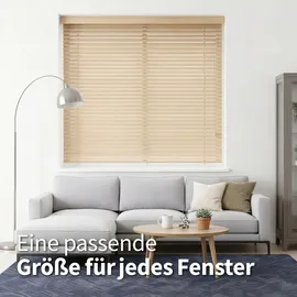 MY HOME Bambus-Jalousie 150 x 175 cm Weiß