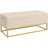 Homcom Sitzbank Truhenbank Beige 110 x 44 x 49 cm
