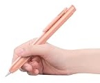MoKo Hülle Kompatibel mit Apple Pencil 1. Generation, Retractable Ausziehbare Schutzhülle mit Apple Pencil Hülle, Stifthalter mit Stabilem Clip, rutschfeste Einfarbige Stifthülle, Rosa Orange