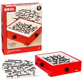 BRIO Labyrinth mit Übungsplatten rot (34020)