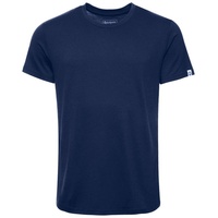 Kaipara - Merino Sportswear Rundhalsshirt Merino Shirt Herren Kurzarm Regularfit 150 (1-tlg) aus reiner Merinowolle Made in Germany blau S