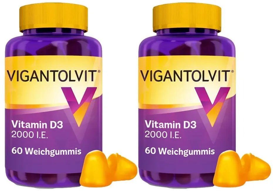 Vigantolvit® Vitamin D3 2.000 I.e. Weichgummis - Jetzt 10% Rabatt mit dem Code vigantolvit10 sparen*