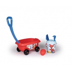 Smoby Spidey Handwagen mit Eimergarnitur