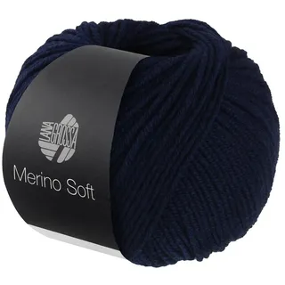 Lana Grossa Häkelwolle Merino Soft Blau 50 g