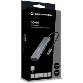 Conceptronic DONN23G - Dockingstation - USB-C 3.2 Gen 1
