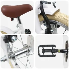 vidaXL Kinderfahrrad 16 Zoll weiß