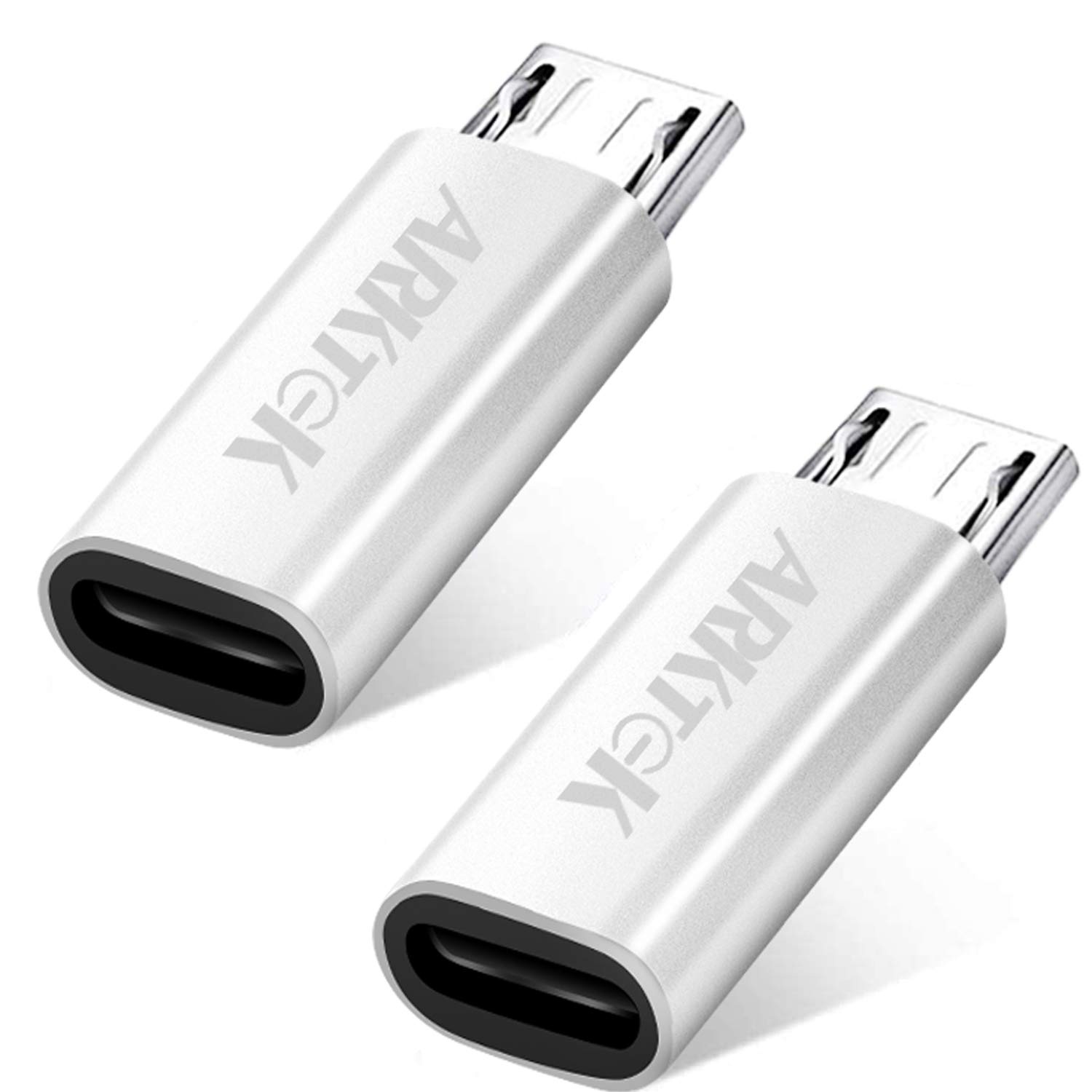 Micro USB Adapter [2 Stücke], Lighting auf Micro USB Adapter Apple IOS Kabel für Galaxy S7/S7 Edge/Kamera/Power Bank Unterstützt Synchronisation & Datenübertragung