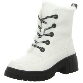 Artiker Schnürstiefelette in weiß | Gr.: 38