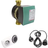 Wilo Zirkulationspumpe Star-Z NOVA C 138 mm 1" mit Absperrarmaturen, Kabel und Z