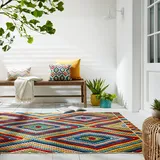 FLAIR RUGS Teppich FLAIR RUGS "Diamond" Teppiche Gr. B: 160cm, 3mm, L: 230cm, bunt Outdoor Teppich