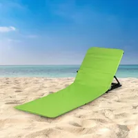 Haushalt International Faltbare Strandmatte PVC Grün