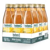 hohes C Milde Orange (12 x 0,5l), 100% Saft, Orangensaft, Vitamin C, ohne Zuckerzusatz laut Gesetz, weniger Säure, vegan, mit recyceltem PET