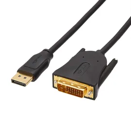 Amazon Basics Verbindungskabel DisplayPort auf DVI 1,82 m Schwarz