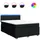 vidaXL Boxspringbett 140 x 200 cm Schwarz