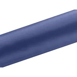 Satin Stoff glatt, Tischläufer, dunkelblau, 0,16 x 9 m