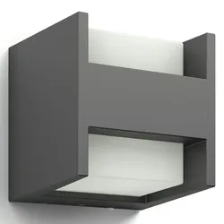 Philips myGarden LED-Wandleuchte Arbour 2 x 4,5 W Anthrazit 164599316