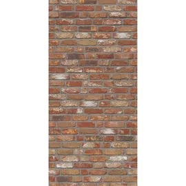 Breuer Duschrückwand Maueroptik rot