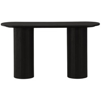 VCM Bianca Konsolentisch 40x130cm schwarz.