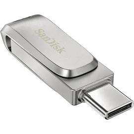 SanDisk Ultra Dual Drive Luxe 128 GB silber USB-C 3.1