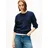 Tommy Hilfiger Strickjacke Zopfstrickmuster Blau L