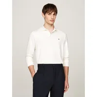 Tommy Hilfiger Langarm-Poloshirt »L/S LIQUID COTTON REG POLO« TOMMY HILFIGER Ivory Petal