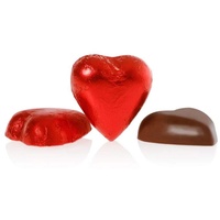 Venchi Valentines aus Milchschokolade in Großpackung, 1 kg – herzförmige Milchschokolade – glutenfrei