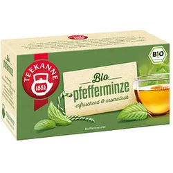 TEEKANNE Pfefferminze Bio-Tee 18 Portionen