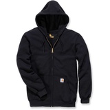 CARHARTT Zip Hooded Sweatshirt Hoodie Schwarz, L