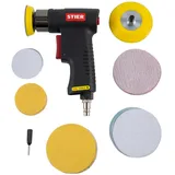 Stier Mini-Exzenterschleifer-Satz ME-26 Länge 100 mm 64-teilig