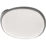 Marchesi Türknopf Gekröpft Oval Edelstahl Weiß