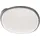Marchesi Türknopf Gekröpft Oval Edelstahl Weiß
