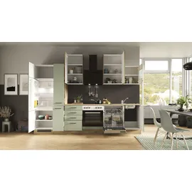 Flex-Well Küchenzeile Cara 310 cm grün