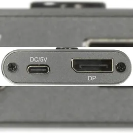 SpeaKa Professional SP-BDS-250 2 Port DisplayPort-Switch UHD 8K @ 60 Hz, UHD 4K @ 120 Hz