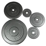 Lisaro Hantelscheiben | aus Guss | 1,25-20kg - 30/31mm Bohrung | Hantelscheibe/Gewichtsscheibe | Bodybuildung | 2x 2,5kg
