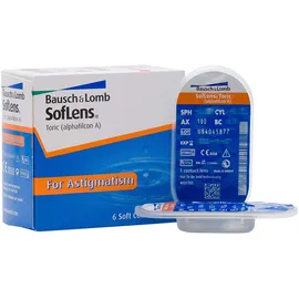 Bausch + Lomb SofLens Toric 6 St. / 8.50 BC / 14.50 DIA / -1.75 DPT / -1.75 CYL / 180° AX