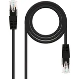NANOCABLE Rj45 Utp Rj45 Patch Kabel Awg24,2m Schwarz