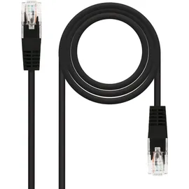 NANOCABLE Rj45 Utp Rj45 Patch Kabel Awg24,2m Schwarz