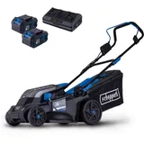 SCHEPPACH BC-MP380-X 20V-IXES 38cm 2x4,0Ah Akku+Doppelladegerät