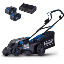 SCHEPPACH BC-MP380-X 20V-IXES 38cm 2x4,0Ah Akku+Doppelladegerät