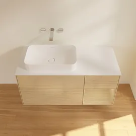 Villeroy & Boch Waschtischunterschrank 3 Auszüge 120 x 60,3 x 50,1 cm Eiche