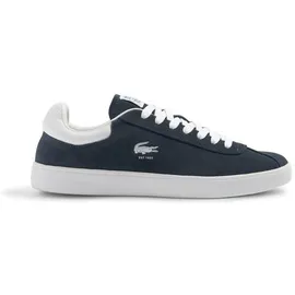 Lacoste Herren Low-Top Sneaker BASESHOT 223 1 SMA, Männer Halbschuhe,Laufschuhe,schnürschuhe,schnürer,Marineblau/Weiss (092),41 EU / 7.5 UK - 41 EU