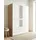 Priess Wäscheschrank Barcelona 140 x 193 x 54 cm Weiß