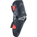 Alpinestars Sx-1 Knieprotektoren Level-1 Jugend - Schwarz/Rot / S/M