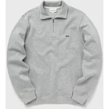 Lacoste Zip-Up High Neck Interlock Sweatshirt Schwarz L