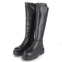 La Strada Damen under the knee Stiefel Schwarz Reißverschluss Größe: 39 - Schwarz - 39