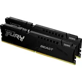 Kingston FURY Beast schwarz DIMM Kit 64GB, DDR5-5600, CL40-40-40 (KF556C40BBK2-64)