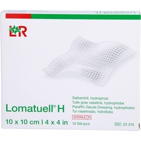CC Pharma GmbH LOMATUELL H Salbentüll 10x10 cm steril
