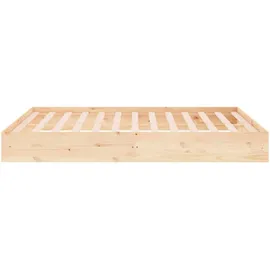 vidaXL Massivholzbett 160 x 200 cm Braun