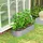 Outsunny Hochbeet Metall 150 x 62 x 30 cm Silber